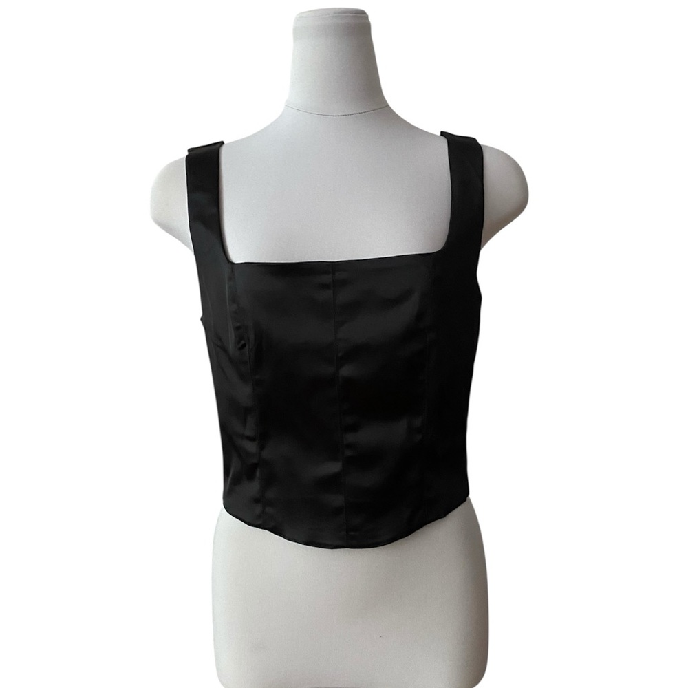 House of Harlow Cropped Corset Style Top